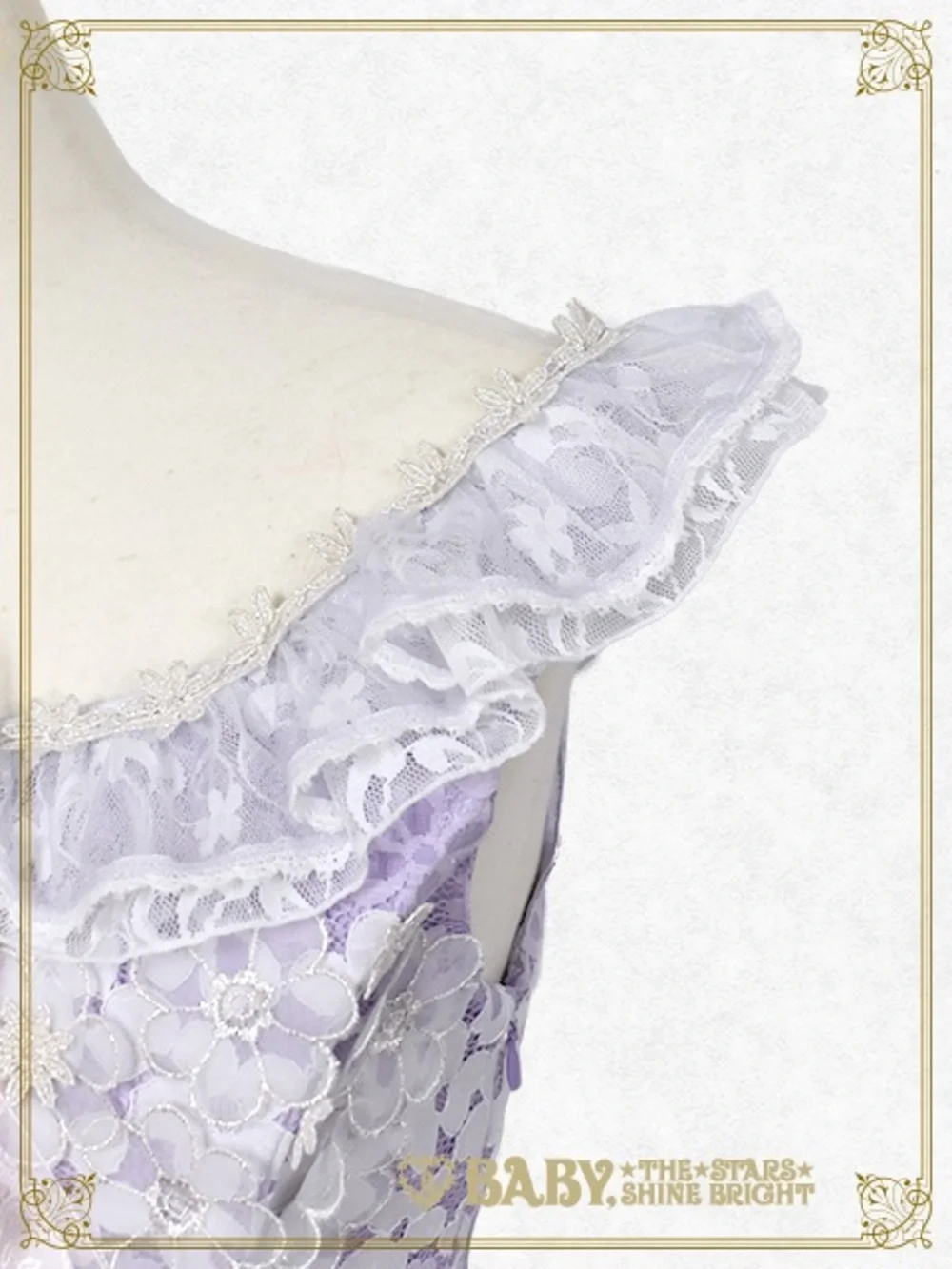BABY THE STARS SHINE BRIGHT Fairy Floral Canon JSK Lavender Lolita Dress